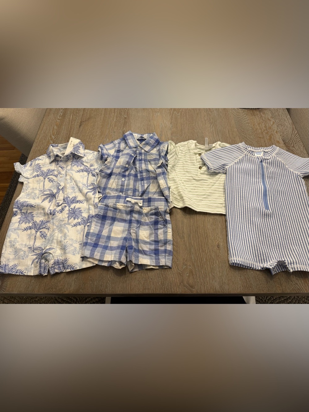 Summer baby bundle-Janie and Jack summer outfits and rugged butts bathing suit